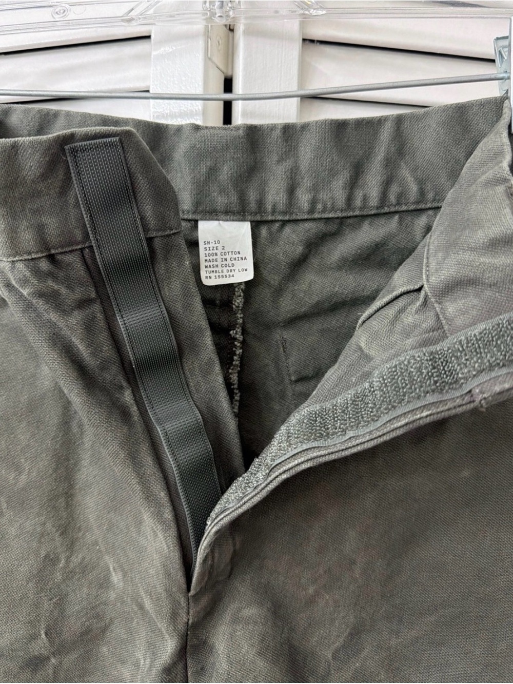 Yeezy Canvas Shorts (size 2 SH-10) - Picture 2 of 3